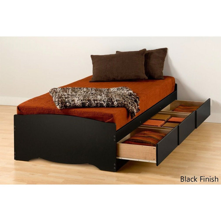 Extra long twin deals bed frame with storage